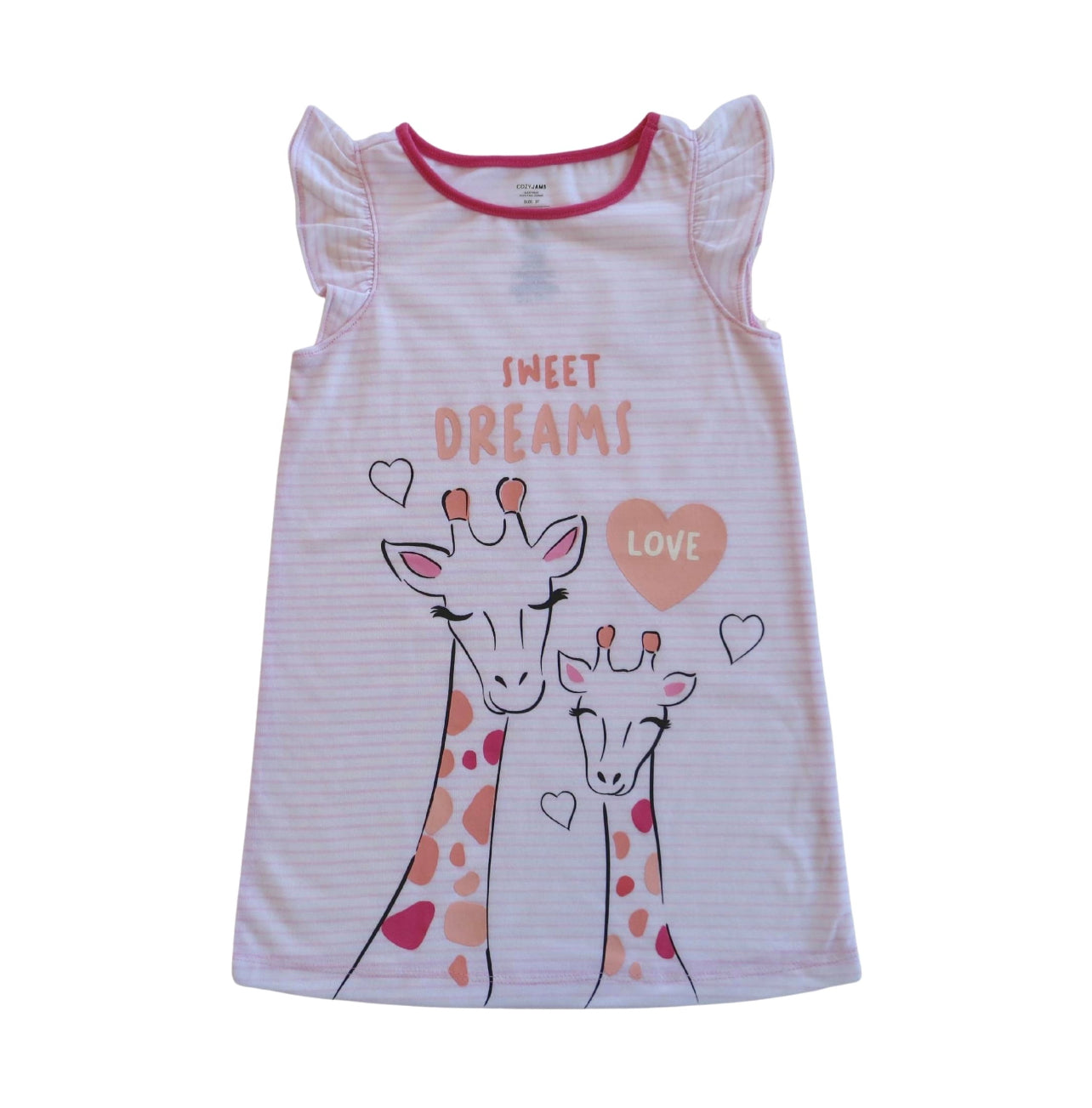 Baby & Toddler Girls Nightgowns Sleep Shirts Pajamas, 2-Pack, Sizes 12 Months-5T